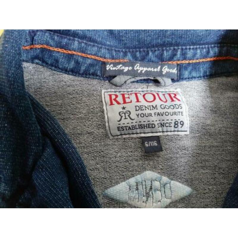 Retour vest en slim fit Spijkerjas maat 116
