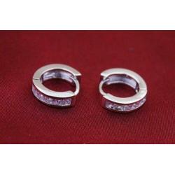 925 Sterling Zilveren Oorringen met Zirkonia Nieuw