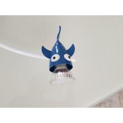 plafond lamp met 3 spotjes vissen kinderkamer circa 73 cm