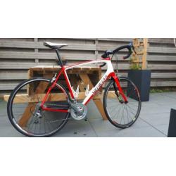 Specialized Roubaix X3 (triple) wit/rood maat 61