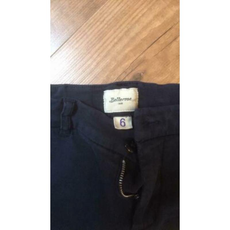 broek merk: bellerose maat: 116 kleur: donkerblauw