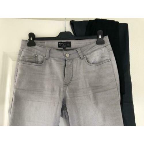 Expresso skinny jeans maat 38 lichtgrijs stretch