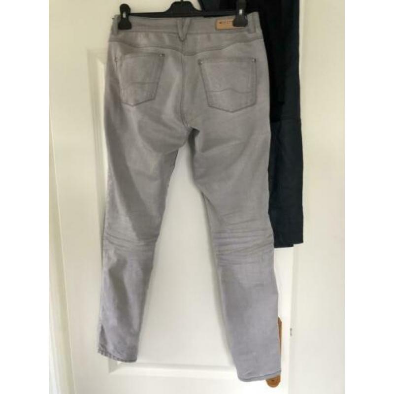Expresso skinny jeans maat 38 lichtgrijs stretch