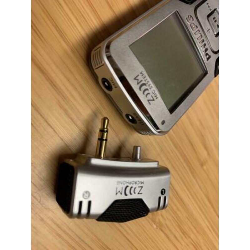 Philips Voice Tracer recorder / opnemen met extra microfoon