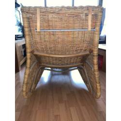 Rotan Chaise Longue Divan Ligstoel Rieten Lounge IKEA