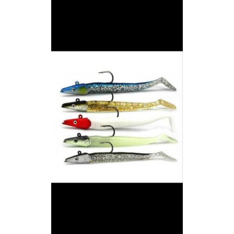 Shads kunstaas super aas voor kabeljauw zeebaars 11 cm 22