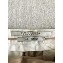 Scotch & soda broek pantalon helemaal nieuw maat m creme