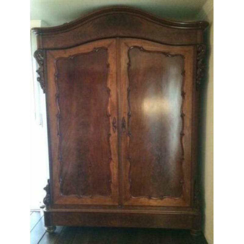 antieke mahonie kast