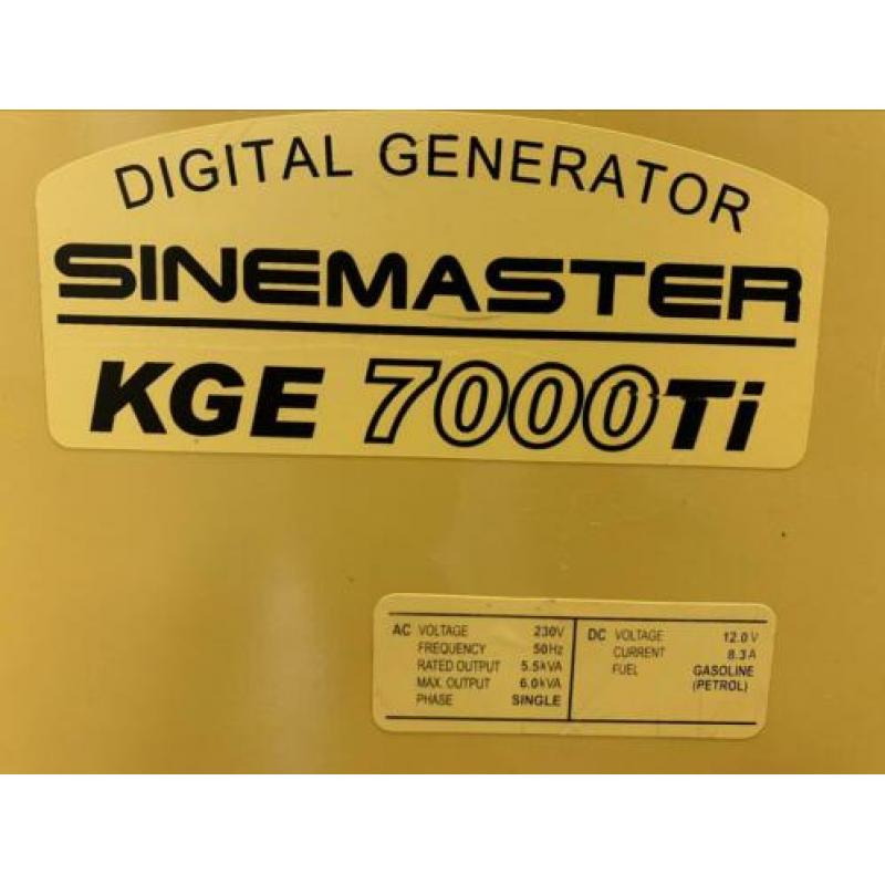 Kipor inverter aggregaat 6 kVA