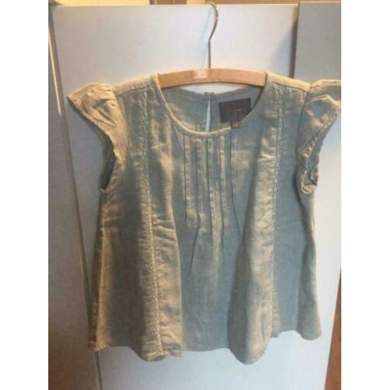 Zacht meisje blouse, maat: 128