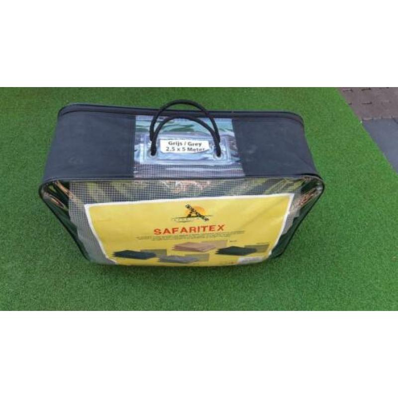 Voortenttapijt safaritex 2,5 x 5 meter grijs
