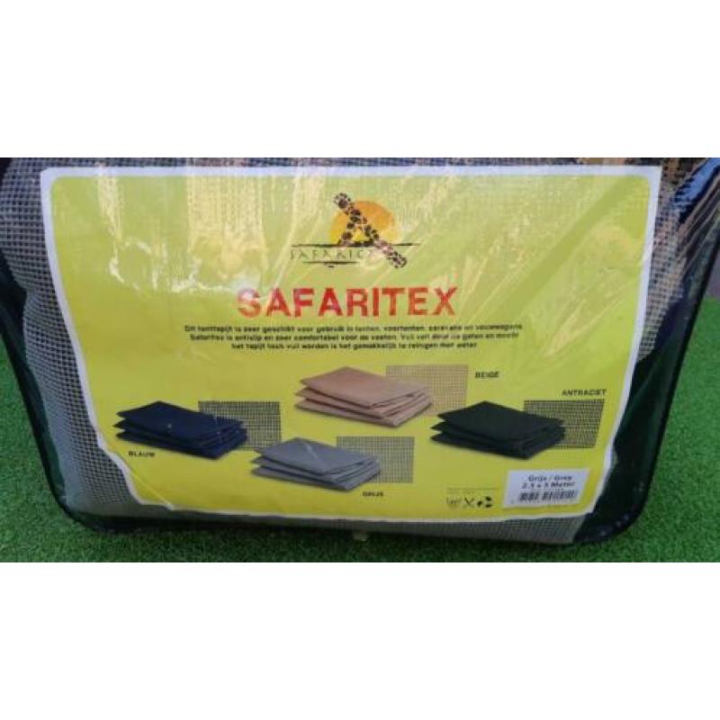 Voortenttapijt safaritex 2,5 x 5 meter grijs