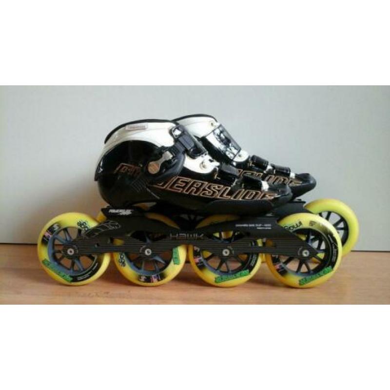 Powerslide Hawk skeelers maat 42 met 110 mm wielen