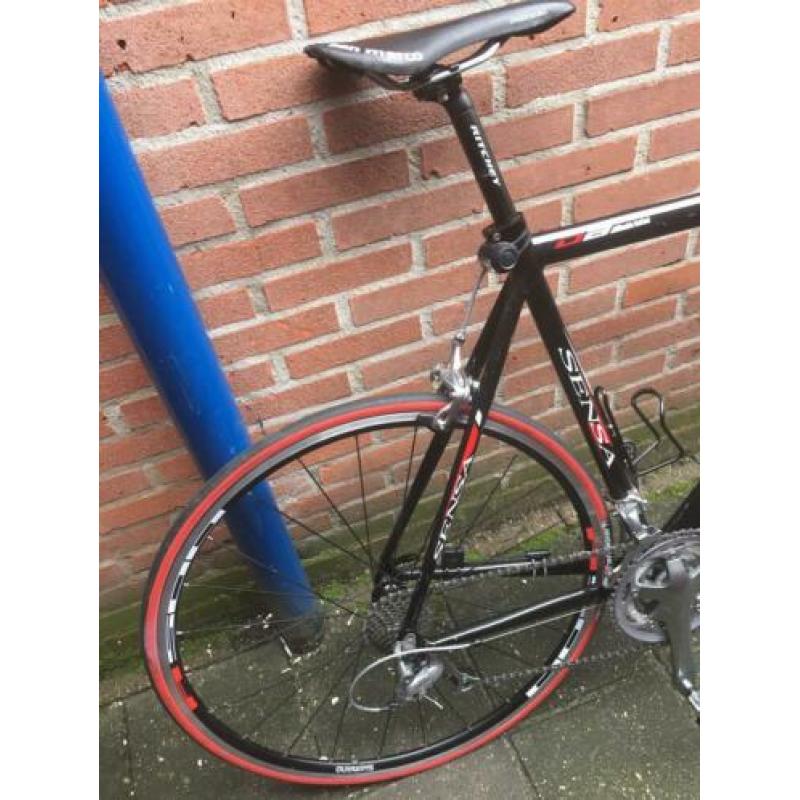 60cm Sensa Tiagra Racefiets met navigatie,helm,schoenen,slot