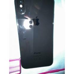 Iphone x zwart 64 gb.