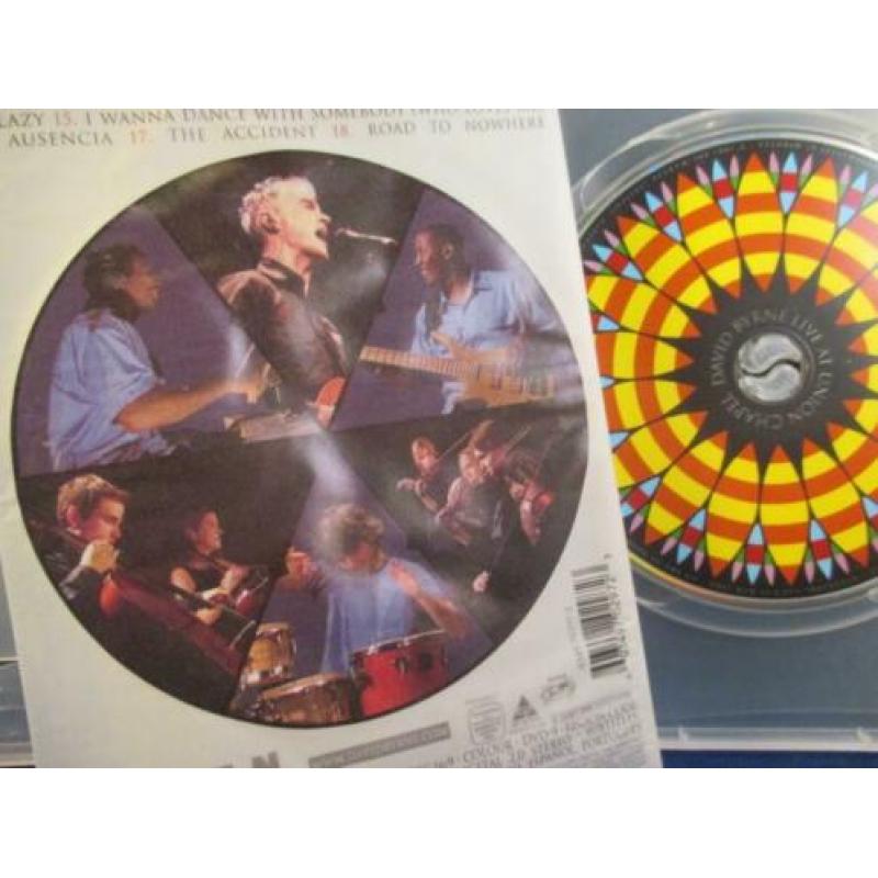 DAVID BYRNE. LIVE AT UNION CHAPEL 82 Min