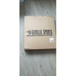 Gorilla sports vloer beschermingsmatten 8 stuks zwart