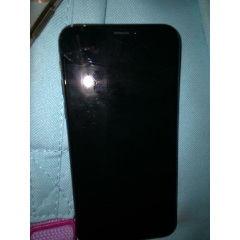 Iphone x zwart 64 gb.