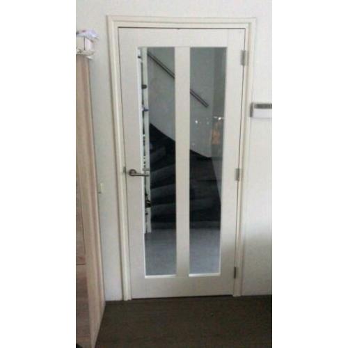 Opdek binnendeur met glas