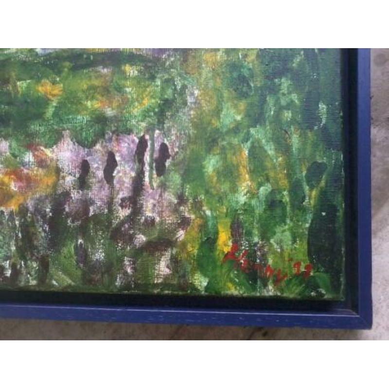 Schilderij 60x80cm gesigneerd 'Henny '99' expres./impres. 0a
