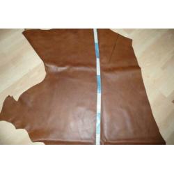 Bruin vintagelook restant soepel echt leer