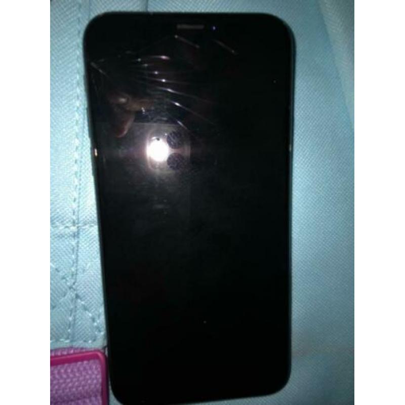 Iphone x zwart 64 gb.