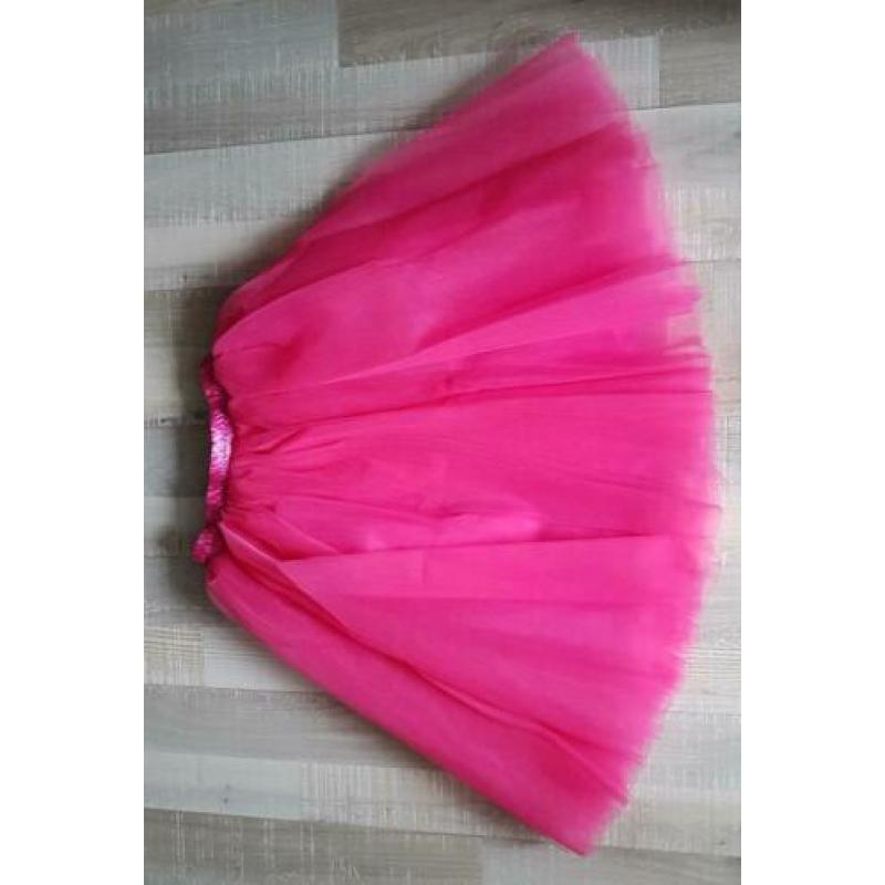 Nieuw roze petticoat / tule / tutu, 6 lagen + onderrok