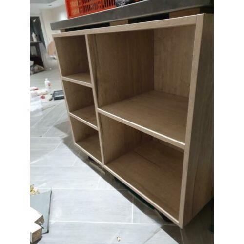 Kast Eiken look fronten 4deurtjes 4ladefronten 1vaatw,front
