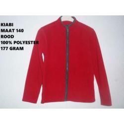 Maat 140 - kiabi - rode vest