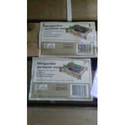 Minigarden vierkante meter moestuin (nieuw)