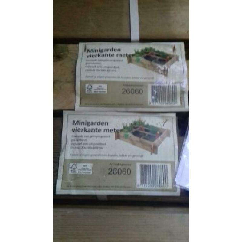 Minigarden vierkante meter moestuin (nieuw)