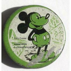 gezocht oud Disney mickey mouse blik doos encaustique 1930