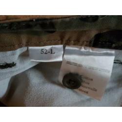 Camouflage broek, maat L/52