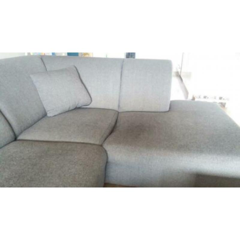 Hoekbank grijs / stof