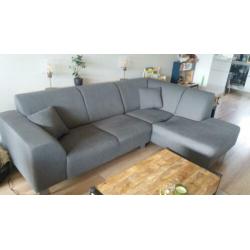 Hoekbank grijs / stof