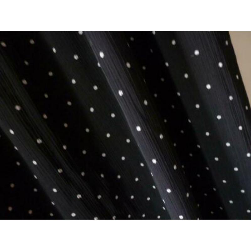 POLKA DOT zomerjurk zwart wit 44 - gratis verzend **weg=weg*