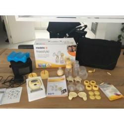 Medela dubbele borstkolf compleet 8 weken gebruikt