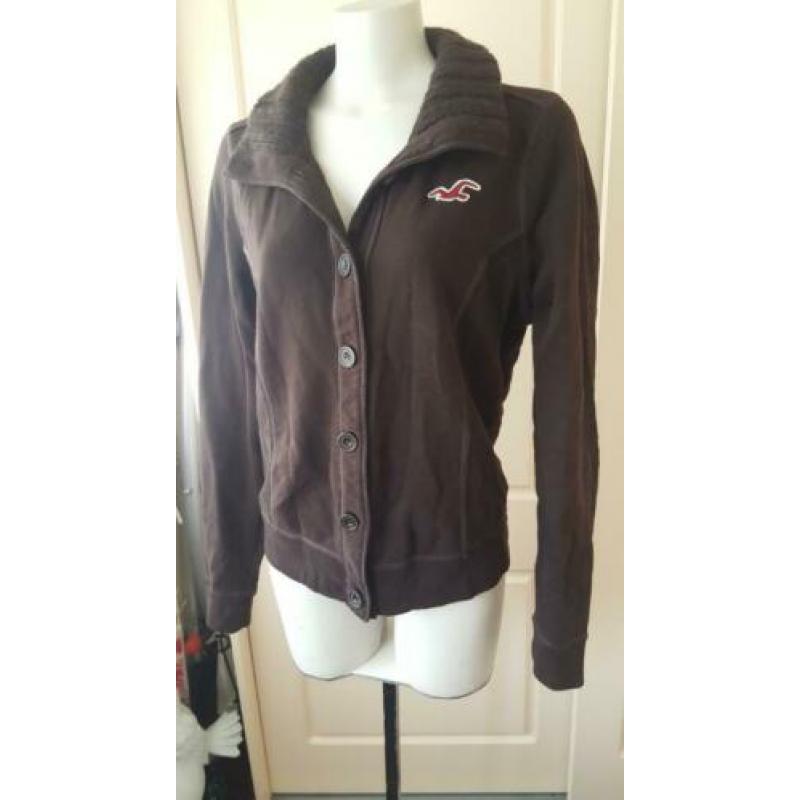 ZGAN bruin HOLLISTER vest / jas mt L 42/44, vestje, jasje