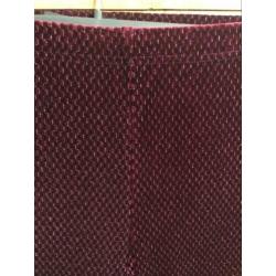 Ydence broek flared velours fluweel Bordeaux glitter nieuw