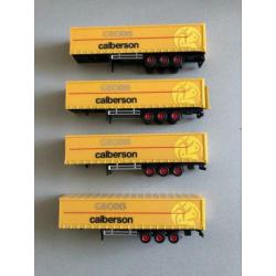 Norev 4x zeiloplegger Geodis Calberson H0 1/87