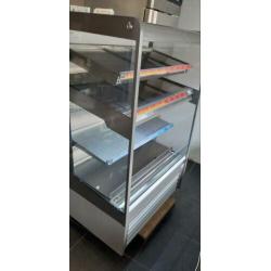 Warm en koud Wandkoeling display cabinet