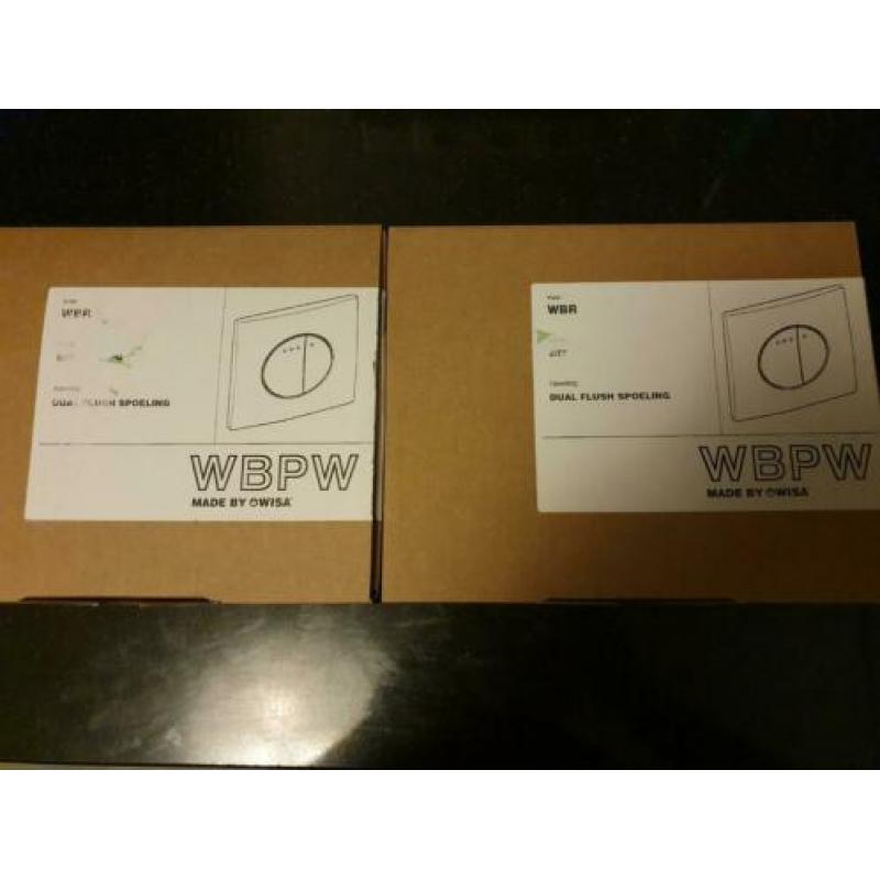 2 Wisa bedieningsplaten