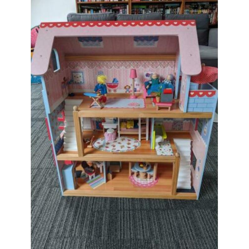 Te koop: KidKraft Chelsea houten Poppenhuis