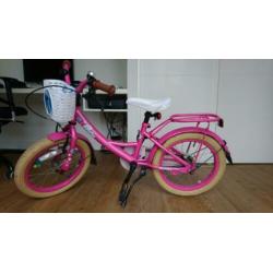 Kinderfiets 16 inch popal roze