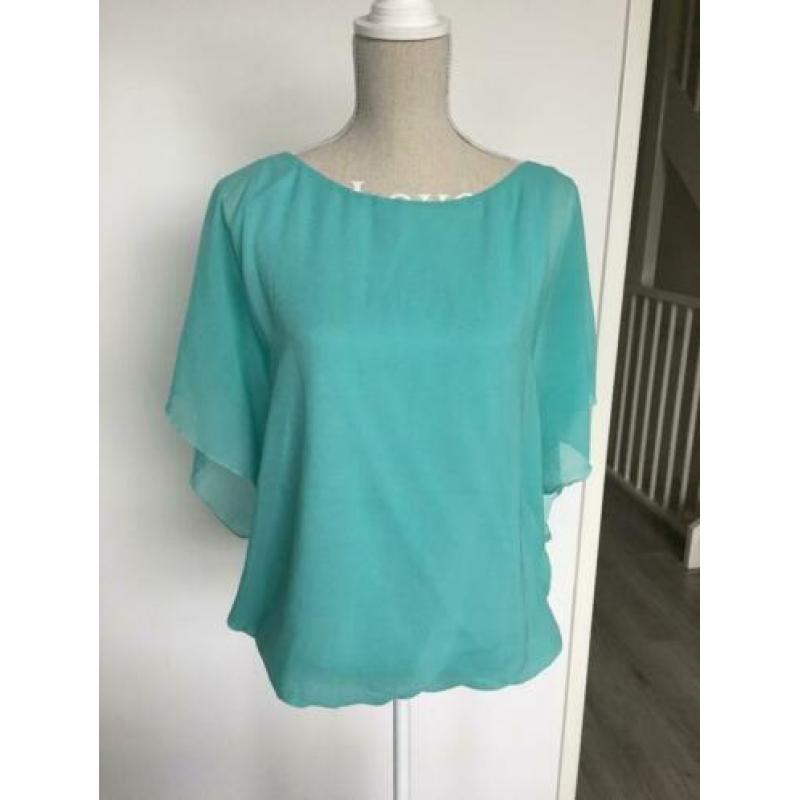 Zeer mooie blouse Esprit. Zeegroen. Maat 42