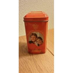 Prachtig De Ruijter blikje Maxima & Willem huwelijk, mooi!