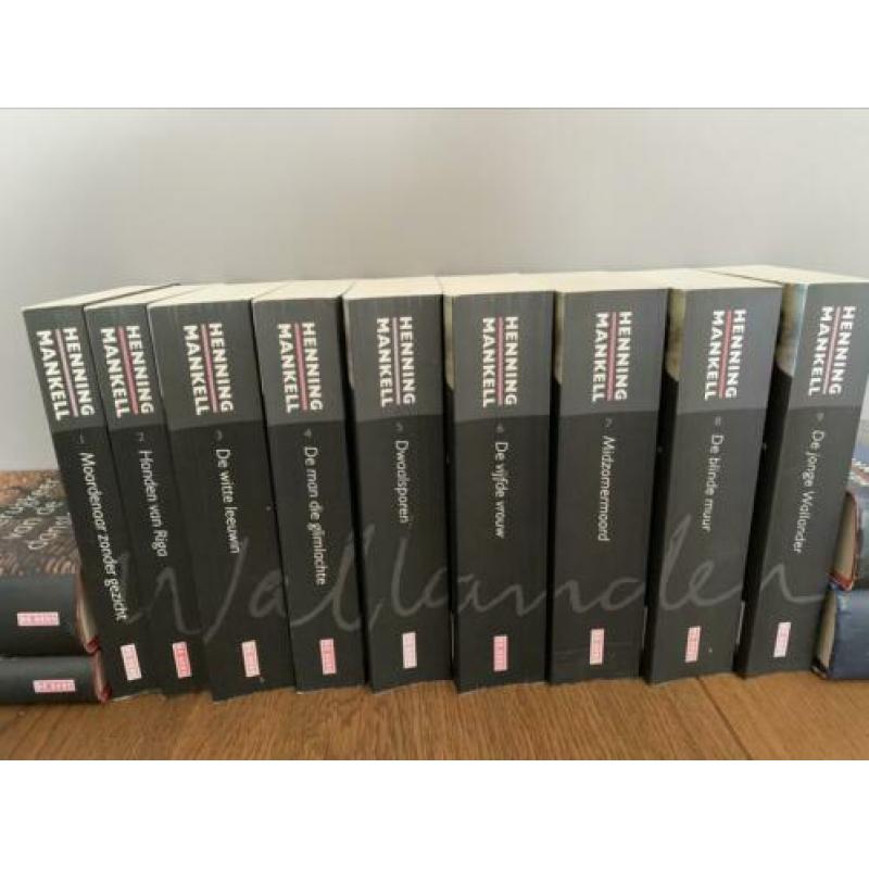 Wallander, Henning Mankell complete reeks boeken