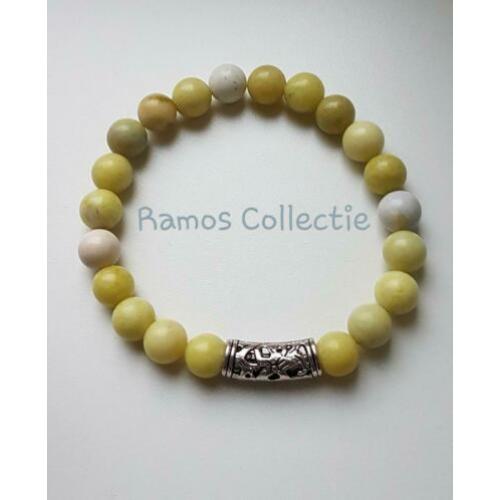 Ramos Collectie " Armband Yellow Mustard "