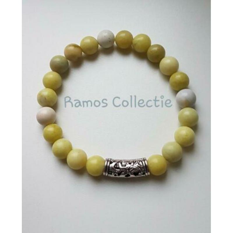 Ramos Collectie " Armband Yellow Mustard "