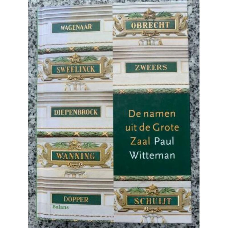 De namen uit de grote zaal + cd (Paul Witteman)